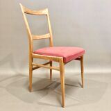 Set of 5 scandinavian chairs 1950