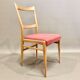 Ensemble de 5 chaises scandinaves 1950