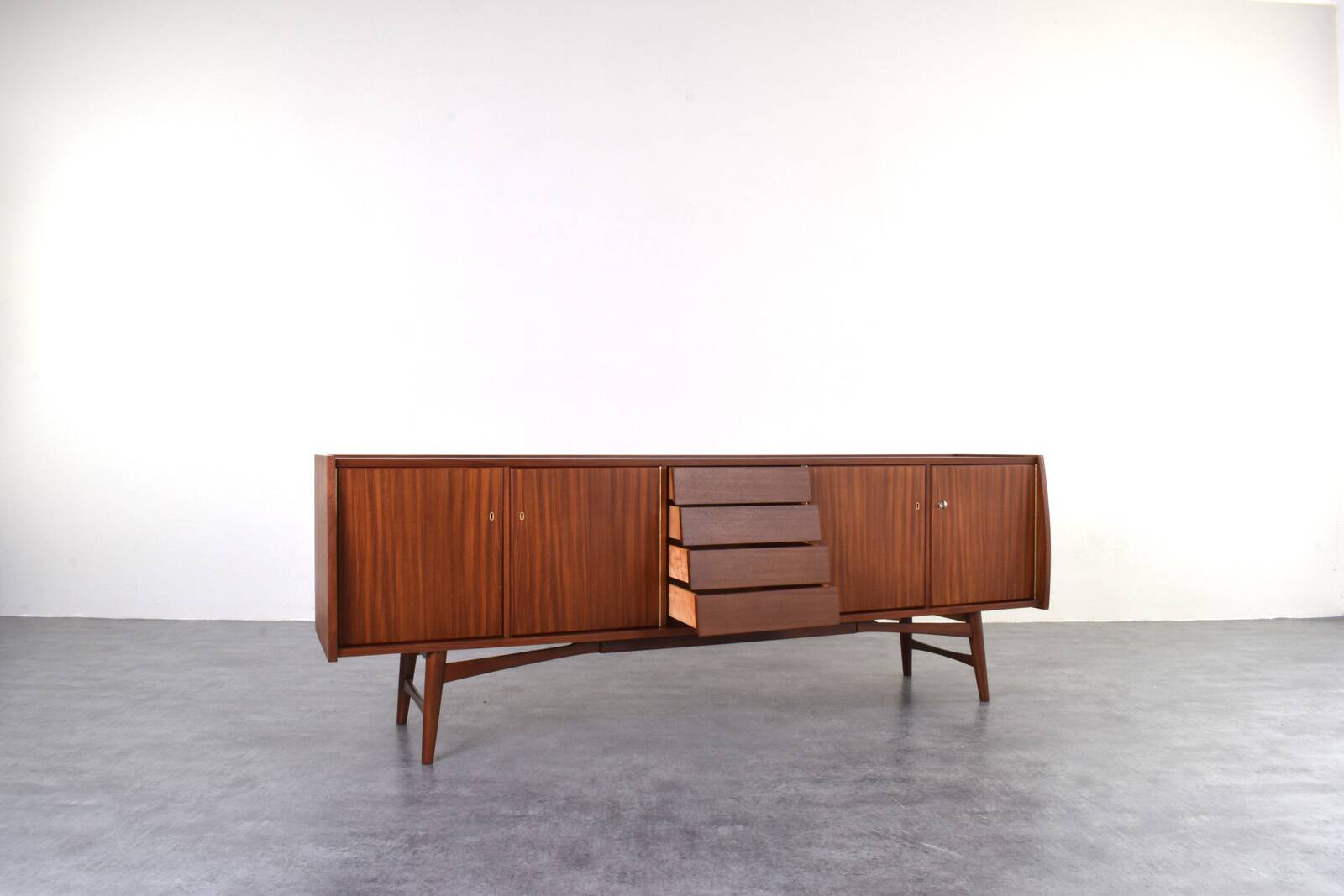 Mid-Century Danish Teak Sideboard, 1960s.