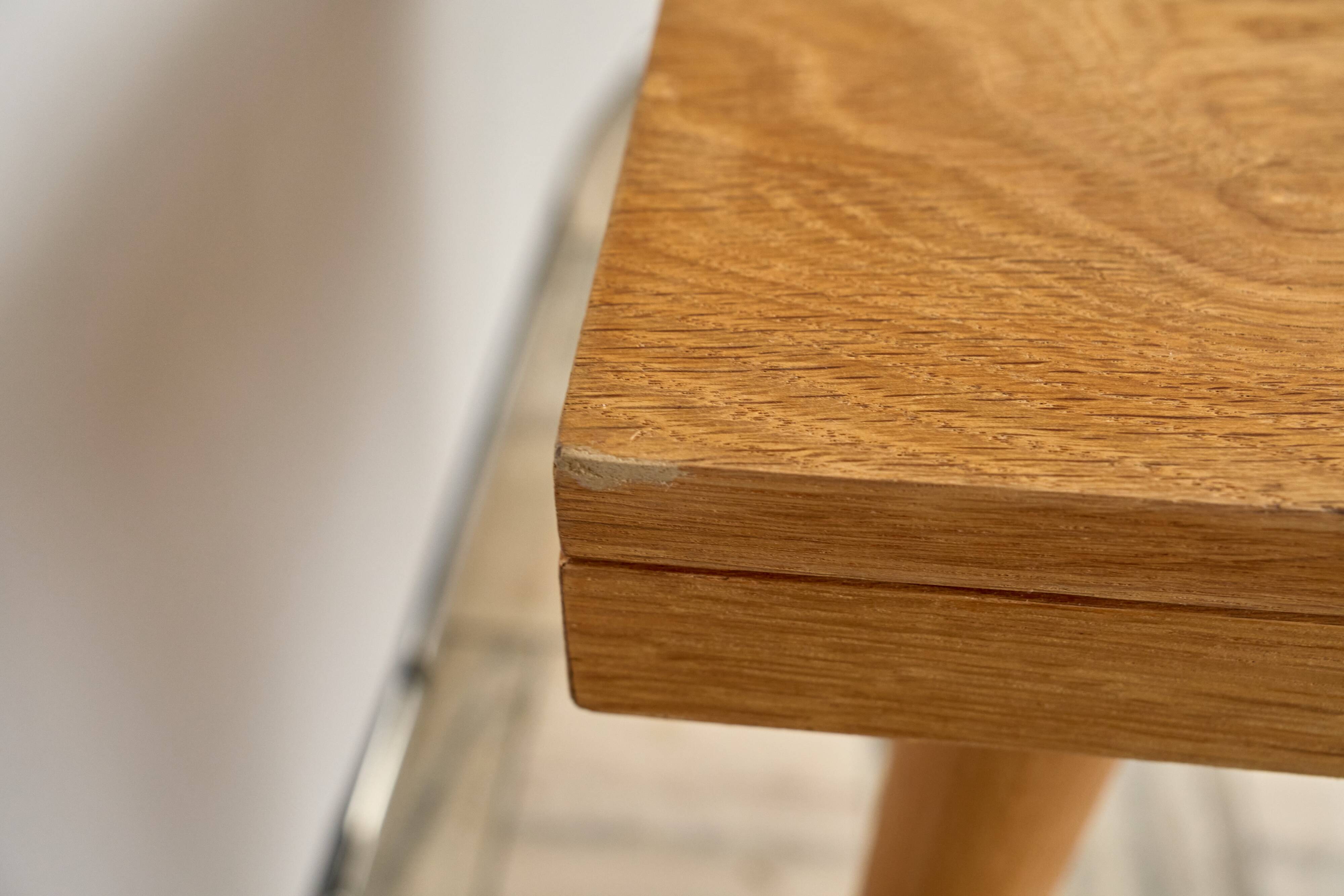 Table à manger extensible en chêne par Jitona, années 1960, Tchécoslovaquie