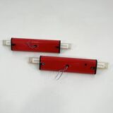 Pair of Duetto wall lights by Gigante, Zambusi & Boccato for Zerbetto, 1980