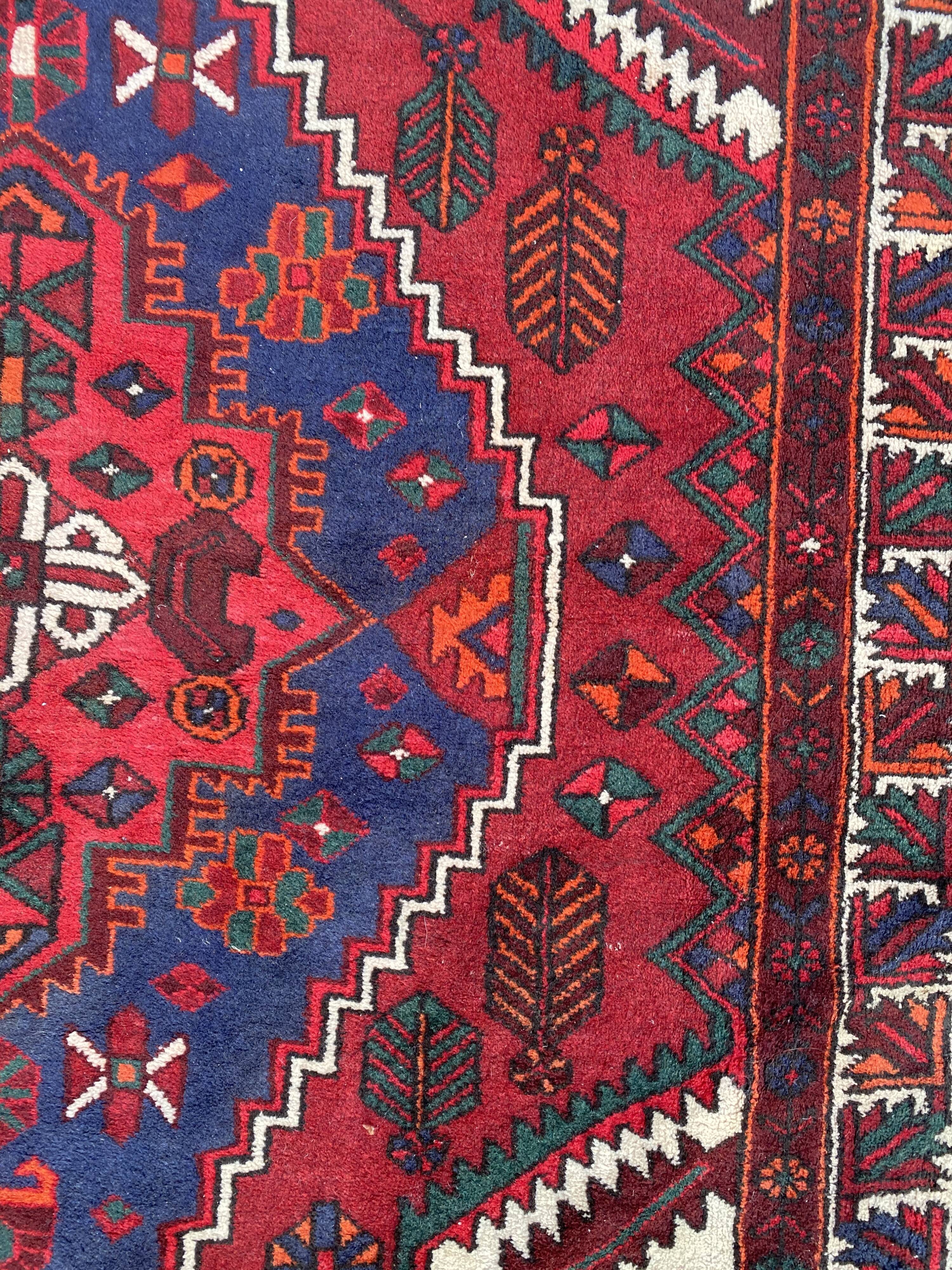 Nice ancient Persian carpet Hamadan 160x218 cm