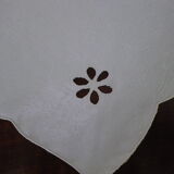 4 napkins, openwork drawing, ecru color