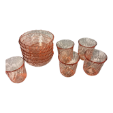 Lot service art de la table luminarc arcoroc modèle rosaline vintage 1950/1960