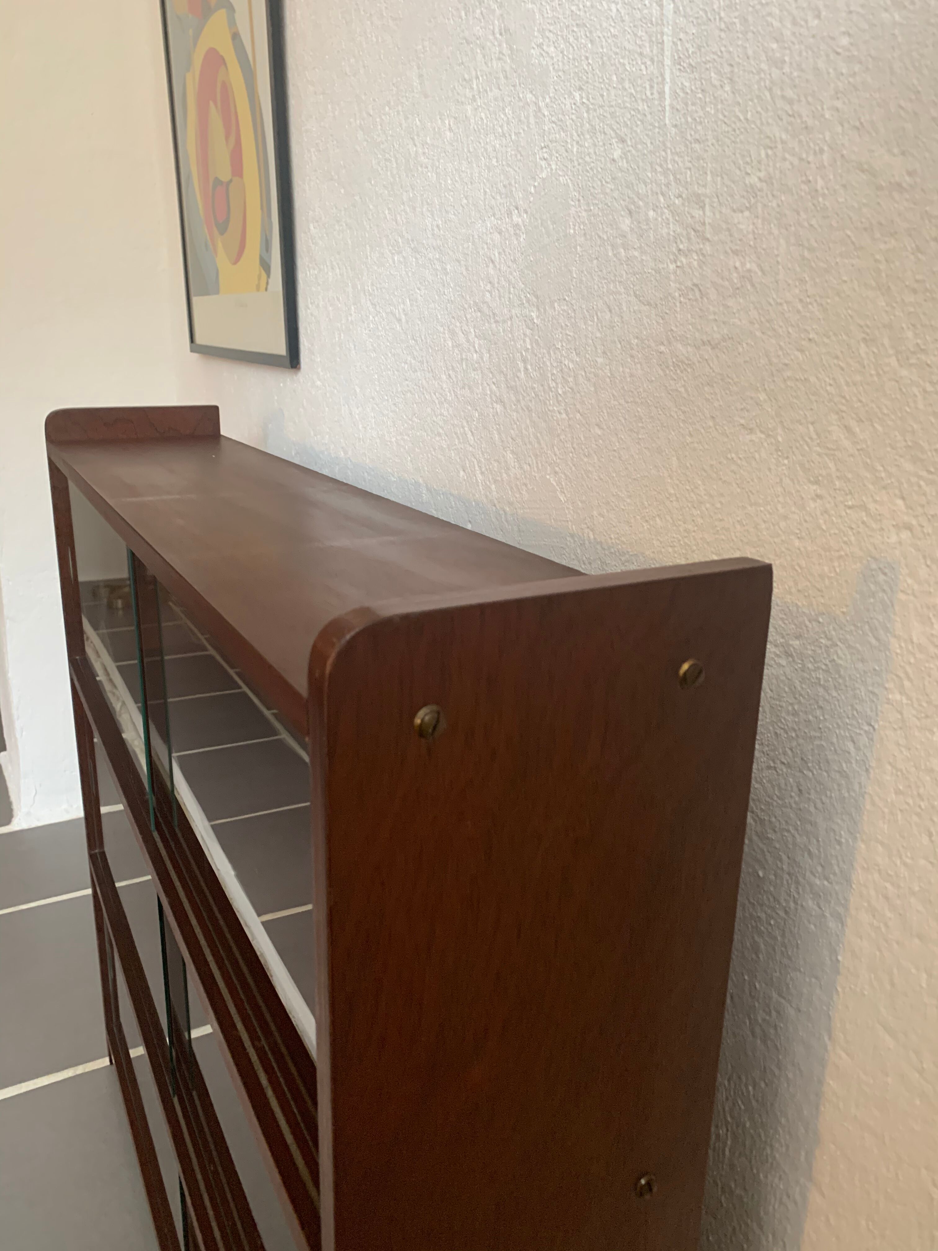 Vintage wood library 50s