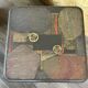 90s set of 3 brutal coffee tables with mosaic by Paul Kingma for Kneip