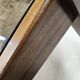 Teak coffee table with smoked glass 1970"