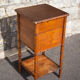 Bedside table wood imitation bamboo, bedside table, side table, interior decoration