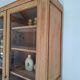Parisian display cabinet in solid oak