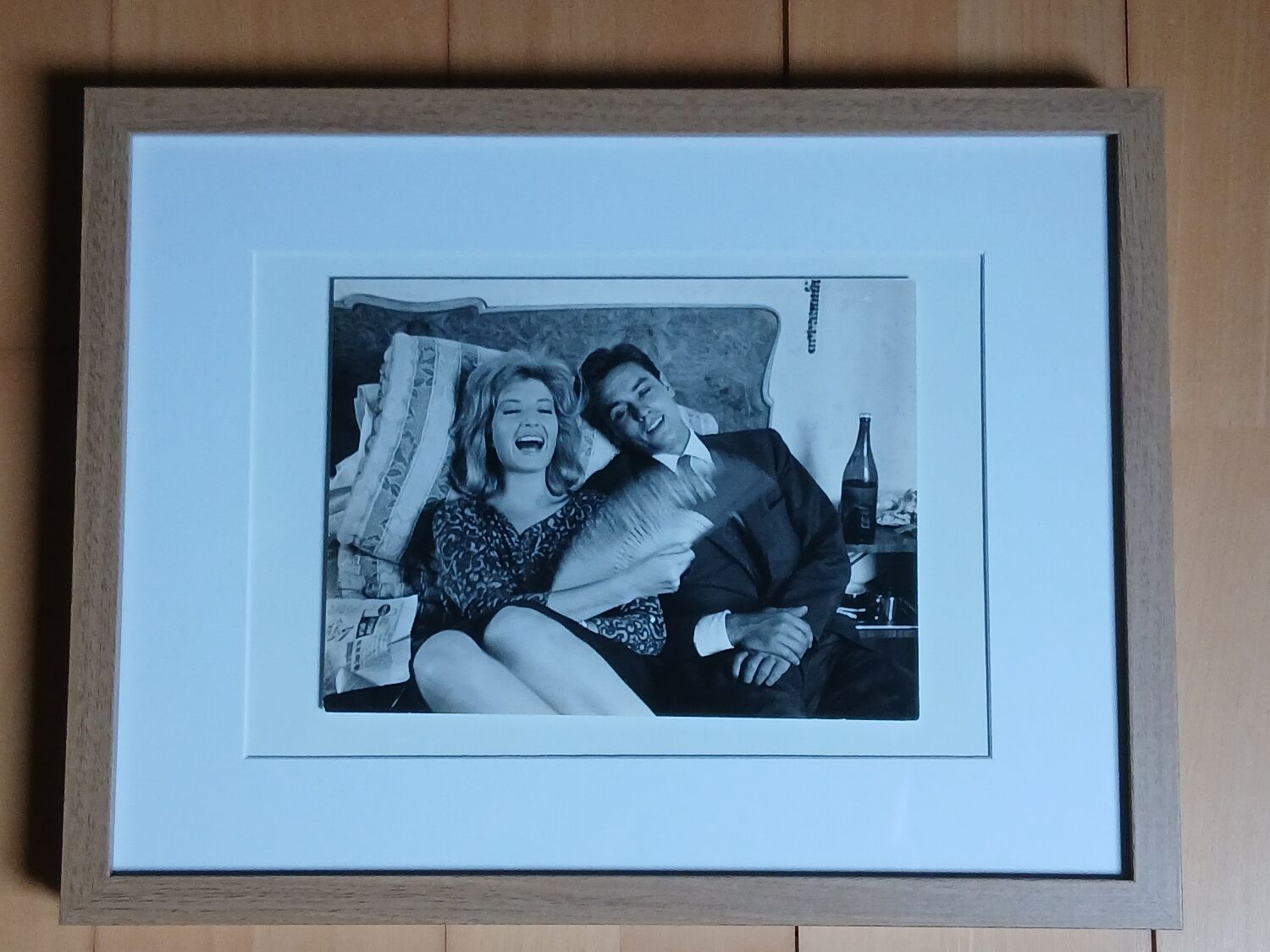 Original Framed Photograph - Alain Delon & Monica Vitti "The Eclipse"