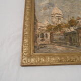 ancient oil on canvas by Perrier