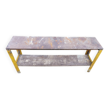 Metal industrial workbench