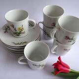 Mobil porcelain coffee cups
