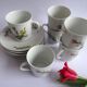 Mobil porcelain coffee cups