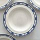 6 antique deep plates English ironstone Mintons Greenore
