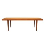 Table basse en teck, design danois, années 1970, fabricant : Severin Hansen