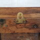 Carved wooden window with rear support for possible mirror