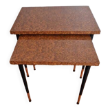 Set of 2 vintage nesting tables
