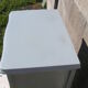 Chiffonnier gris 5 tiroirs en bois