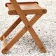 Chaise de bureau en bois années 70