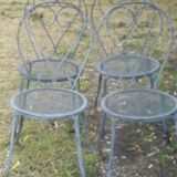 Iron garden chairs