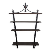 Wrought iron shelf