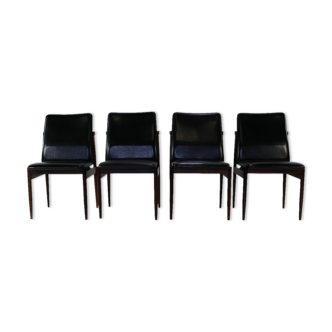 Sixties rosewood dining chairs for Thereca Holland