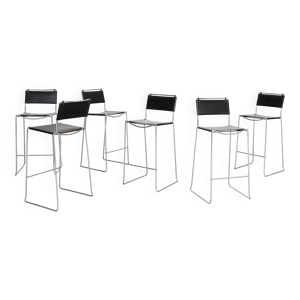 Tabourets de Giandomenico Belotti pour Alias, 1980s, Set of 6