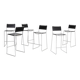 Leather barstools by Giandomenico Belotti for Alias, 1980s, set of 6