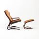 Vintage Kengu lounge armchair designed by Erda & Nordahl Solheim