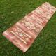 Vintage Turkish hallway rug 78x298 cm