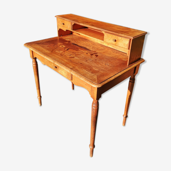 Wooden Art Nouveau desk circa 1900