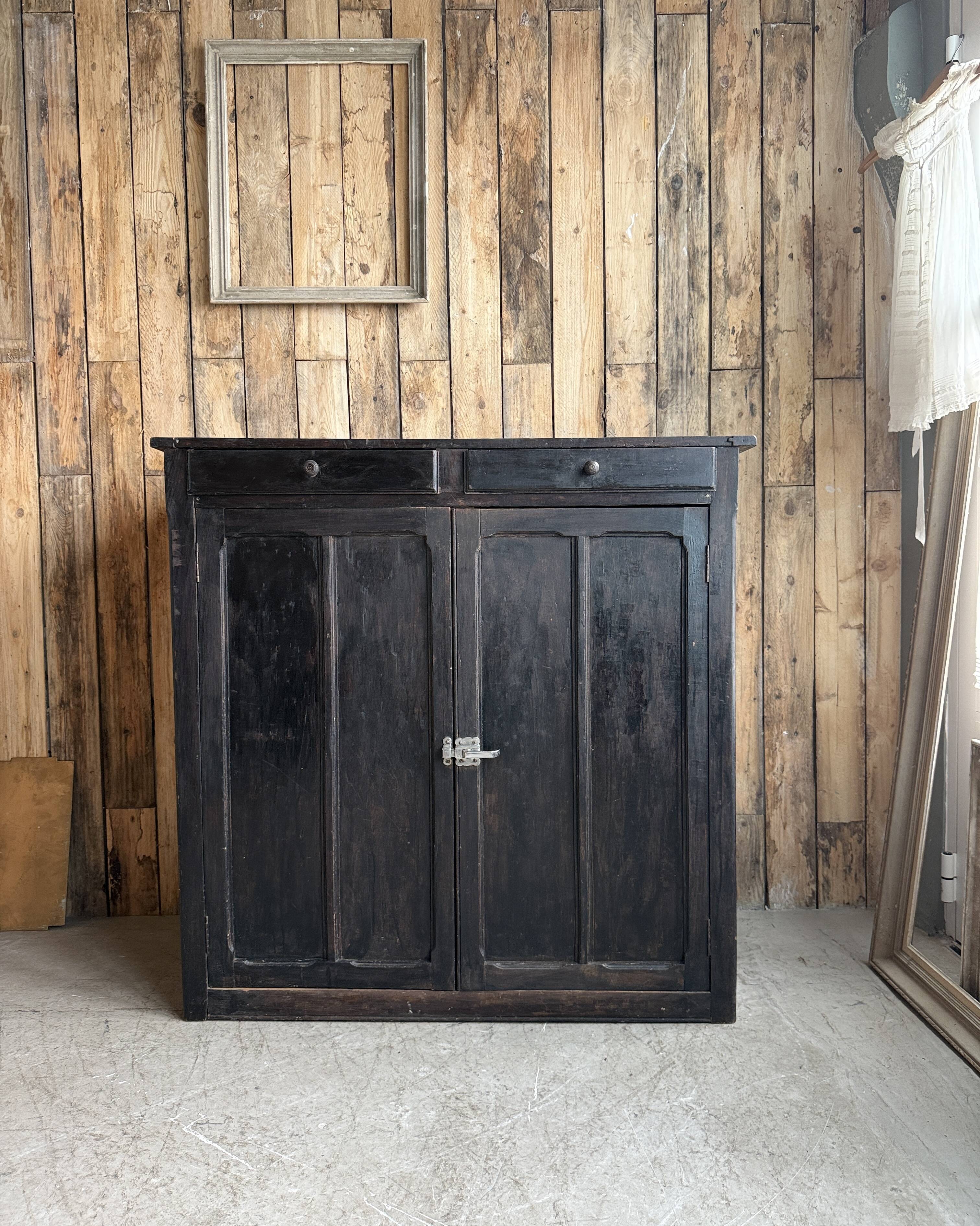 Black patina grand Parisian buffet (restored)
