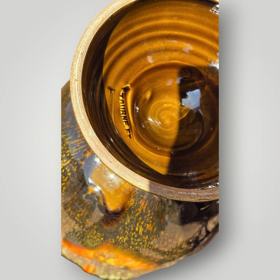 Fat Lava Vase Vallauris 1950