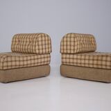 Pair of convertible armchairs 1970