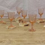 Set of 6 Luminarc Rosaline liqueur/port glasses