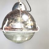 Industrial 'Ball' Lamps with Glass, 1930s