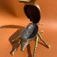 Zoomorphic scarab ashtray