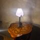 Art Deco night light, wrought iron, 32x12, very good condition.