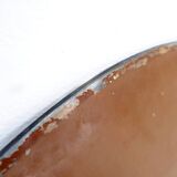 Gilded iron coffee table by René Drouet - 1940s