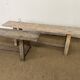 Pair of vintage wooden benches
