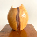 Vase Grandjean Jourdan imitation wood Vallauris