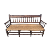 Mulched bench