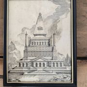 Architectural engraving under glass, Ed. Paris 1875