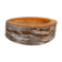Empty raw wooden pocket with bark
