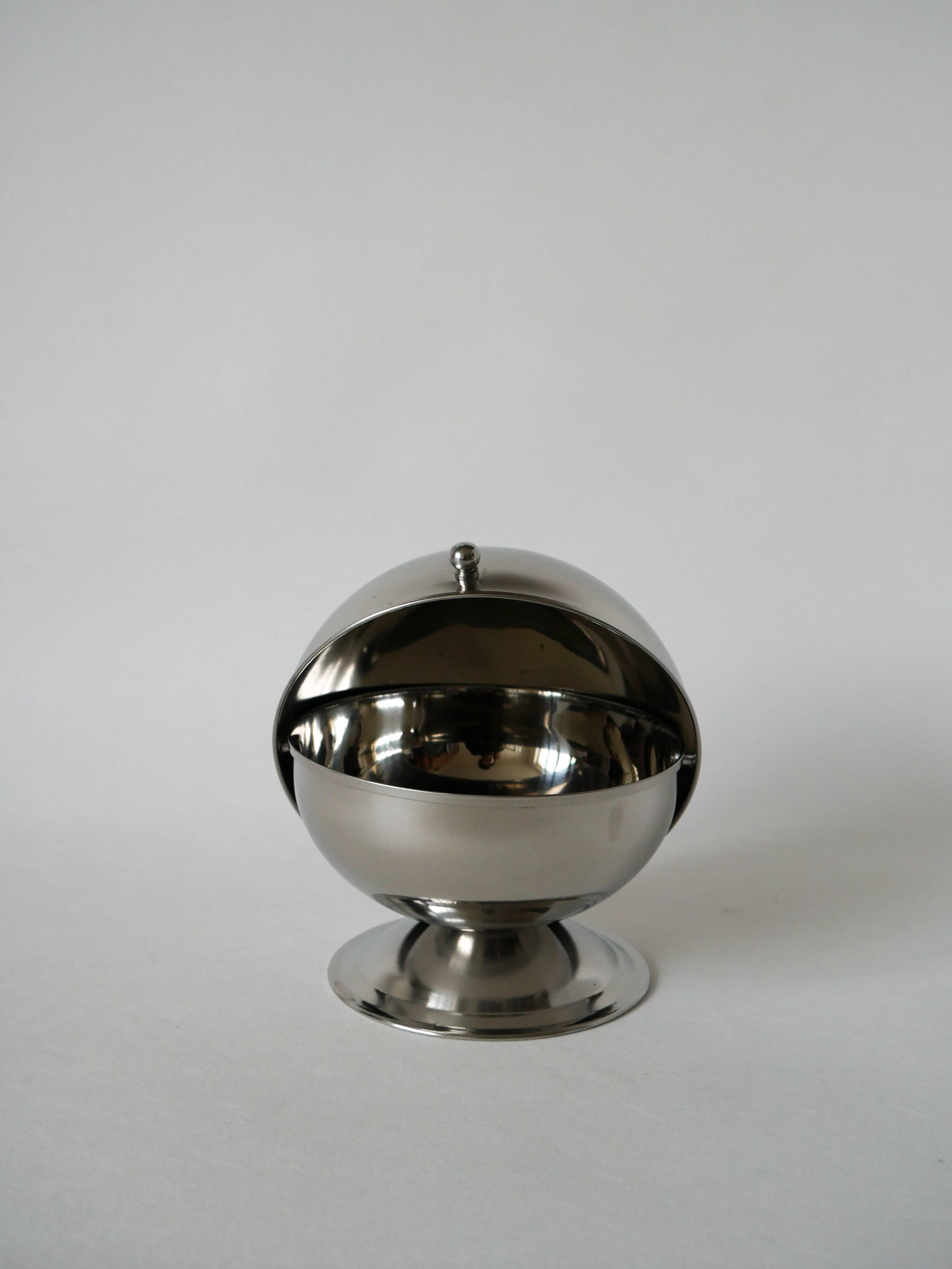 sucrier en inox Design 1970