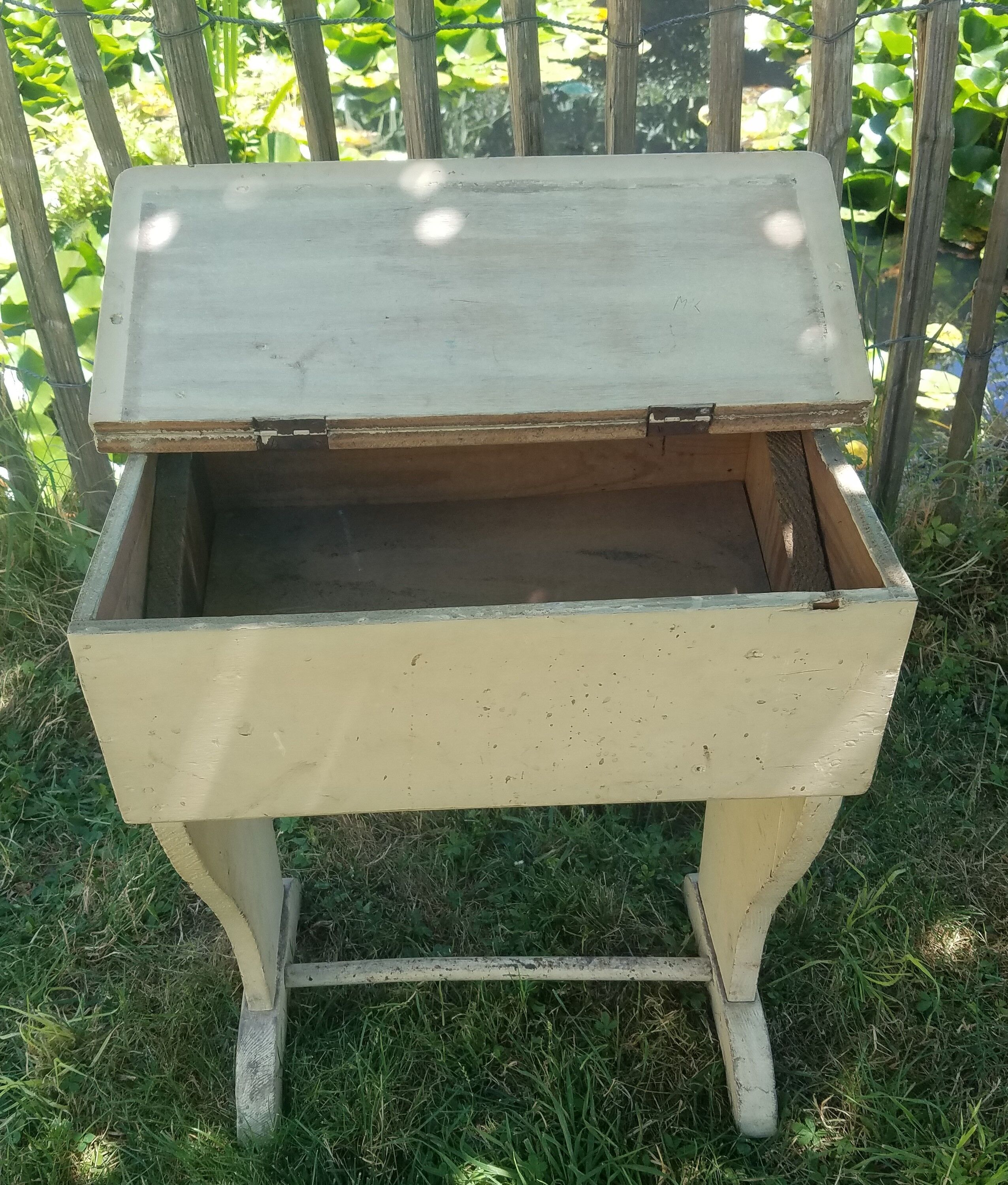 Children's desk with storage