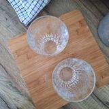 Verres à eau ou apéritif en cristal