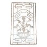 Art deco cast iron door grille