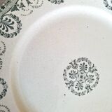 Mismatched antique ironstone earthenware plates